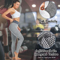 Damen TikTok AntiCellulite Push Up Grau Gray Yoga Leggings Hose Fitness Sexy