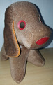 Vintage ♥ Alter Hund große Schlappohren ♥ Stofftier Plüschtier ♥ Sammler Stück