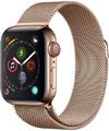 Apple Watch Series 4 [GPS + Cellular, inkl. Milanaise-Armband gold] 40mm Edels G