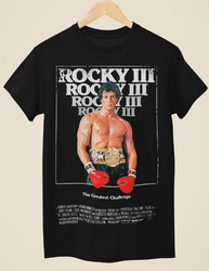 Rocky III - Film Poster inspiriert Unisex schwarz T-Shirt