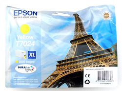 ORIGINAL EPSON T7024 XL GELBE Tintenpatrone Jan 2024 WORKFORCE 4015 4025 4095