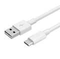 USB Typ A auf USB Typ C Kabel Datenkabel Ladekabel weiß 1m