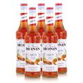 Monin Sirup Apple Pie 700ml - Cocktails Milchshakes Kaffeesirup (5er Pack)