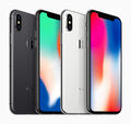 Apple iPhone X 64GB, 256GB - Spacegrau, silber - entsperrt - sehr guter Zustand