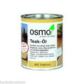 Osmo Terrassen-Öle Teak-Öl Farblos 0,75 l TOP NEUWARE