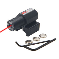 Mini Rot Laser Sight Leuchtpunktvisier Zielfernrohr für Gewehr Pistole Airsoft