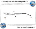 Mittelschalldämpfer für Opel Corsa D 1.4 16V Auspuff Mitteltopf Montagesatz