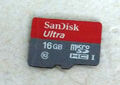 SanDisk Ultra 16 GB Micro SD Karte gebraucht
