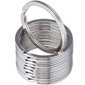 Klein - Groß Flach Silber Metall Split Ringe Schlüsselring Sprungreifen Schlaufe Schlüsselring