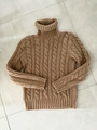 Polo by Ralph Lauren Rollkragenpullover Gr. M, Kaschmir und Wolle cognacfarben