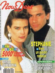 ▬►Nous Deux 2241 (1988)  Stéphanie de Monaco Prince Superstar