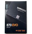 Samsung 870 EVO 500GB SSD Festplatte 2,5 Zoll SATA III => Nachfolger der 860 EVO