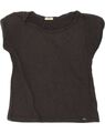 Lee Damen-T-Shirt Top UK 10 klein schwarz