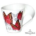 Villeroy & Boch New Wave Schmetterling rot Butterfly Kaffee Becher Tasse Unikat?