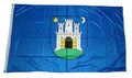 Fahne / Flagge Kroatien - Stadt Zagreb 90 x 150 cm