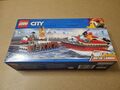 LEGO City Feuerwehr am Hafen mit Boot Schiff 60213 NEU & OVP