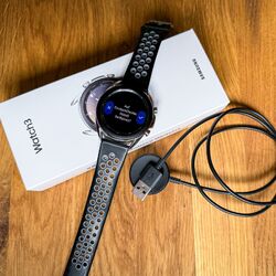 Samsung Galaxy Watch 3 SM-R855F 41mm Mystic Silver Edelstahlgehäuse LTE Top