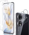 2X Panzerfolie ( Display + Kamera ) für Honor 90 Full Schutzglas TPU Hydrogel