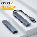 IDsonix 4 Port USB-A/C Verteiler Splitter Adapter USB3.0 für PC Laptop Macbook