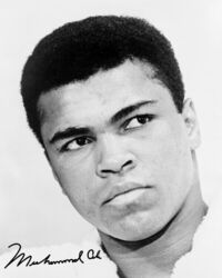 Repro-Autogramm - Muhammad Ali - 11,4 x 14,3cm