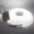 1-20m 220V 2835 LED Stripe Streifen Warmweiß Kaltweiß Dimmbar Band Lichtschlauch