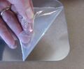 Acryl Spiegel Platte 3mm Zuschnitt 420x150 mm leichtes Kunststoffglas Acrylglas