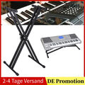 Doppelstrebiger Keyboardständer Keyboard E-Piano Ständer Stativ X-Form