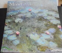 Claude Monet 2021: Großer Kunstkalender. Wandkalender 30x30 cm, Zustand sehr gut