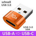 Adapter USB A auf USB Typ C - 10A USB 3.0 - Schnellladen schnelle Daten mega gut