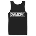 SAMCRO Club Logo Sons Of Anarchy Redwood Original Männer Men Tanktop Shirt Black