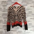 Pulli Damen Größe 40 Rose Zebra