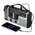 Tragbarer Radio Solar Radio Handkurbel AM/FM SOS Notfall Handy Ladegerät LED USB