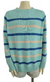 Vintage Pullover Damen Retro Strick Cardigan Top 90s Mehrfarbig L 40 XL42 XXL 44