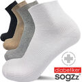 6-24 Paar SOGZZ® Diabetiker Socken ohne Gummi Damen Herren Kurzsocken Baumwolle