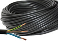 H05VV-F 3x1,5 mm²/ 3x2,5 mm² schwarz Schlauchleitung Stromleitung Meterware