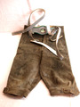 Trachtenhose Bayern Kniebund Lederhose Kinderlederhose Gr.146 Latz und Gemme (2)