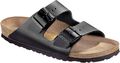 BIRKENSTOCK Pantolette Arizona schwarz Leder 051193 + 051191