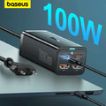Baseus 100W GaN Ladegerät Desktop Laptop Schnell Netzteil AC für MacBook iPhone