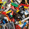 100g LEGO verschiedene gemischte Steine Teile Stücke Minifigur Starter Set 0,1 kg