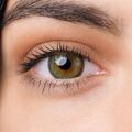 Kontaktlinsen farbig ohne Stärke grün farbige grüne 6-Monatslinsen + Behälter