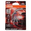 OSRAM Glühlampe H7 NIGHT BREAKER LASER 12V 55W PX26d next Generation +150%