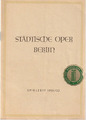 Programmheft R. Strauß Ariadne auf Naxos Städtische Oper Berlin 1952 LEO BLECH