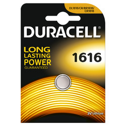 Duracell Electronics Knopfzelle 1616 CR1616 DL1616 1 x 1er Blister✅ DE-Händler ✅ Top Qualität ✅ Schneller Versand ✅