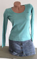 Damen Basic  Shirt T-Shirt von ESPRIT, 100% Baumwolle,  türkis, Gr 34