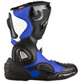 Motorradstiefel Racing Boots Leder Touringstiefel schwarz blau weiß Gr. 40 - 47