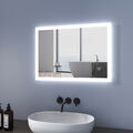 Badspiegel LED 50x70cm Mit Beleuchtung Badezimmerspiegel Spiegel Wandspiegel