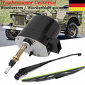 12V Universal Scheibenwischer Motor mit Arm und Klinge für Willys Jeep Traktor