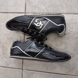 herren schuhe sneaker 45, D&G? Made in Indonesia Schwarz/Silber, guter Zustand