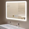 LED Badspiegel mit Beleuchtung Badezimmerspiegel Wandspiegel Lichtspiegel 80x60