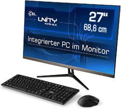 All-In-One-PC CSL Unity 24" / 27" Intel AIO Computer schlank & lautlos Win10/11